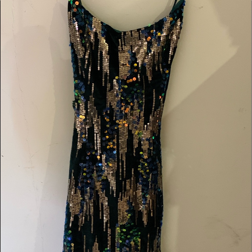 Emerald Sequin Dress